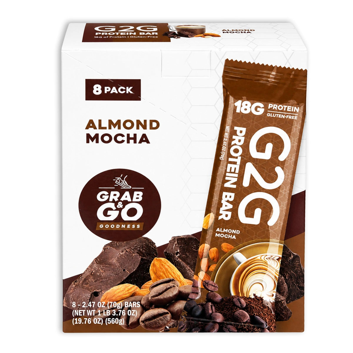 G2G Protein Bar, Almond Mocha Parent