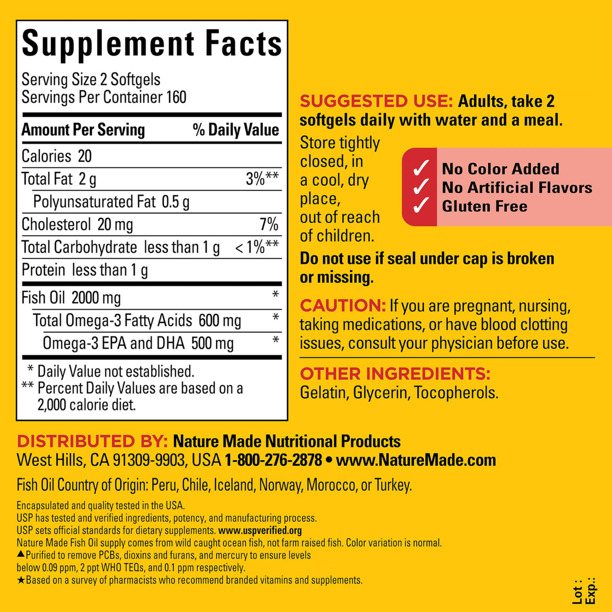 Nature Made Fish Oil 1000 mg