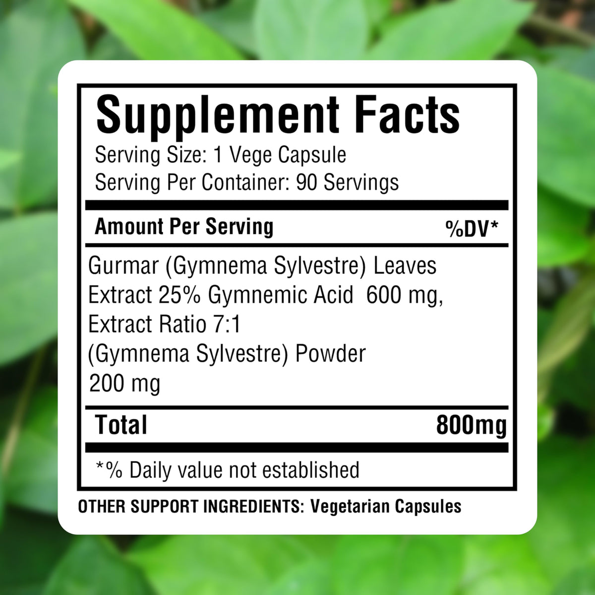 Herbsforever Gurmar Gymnema Sylvestre Herbal Supplement - 180 Capsules - image 3
