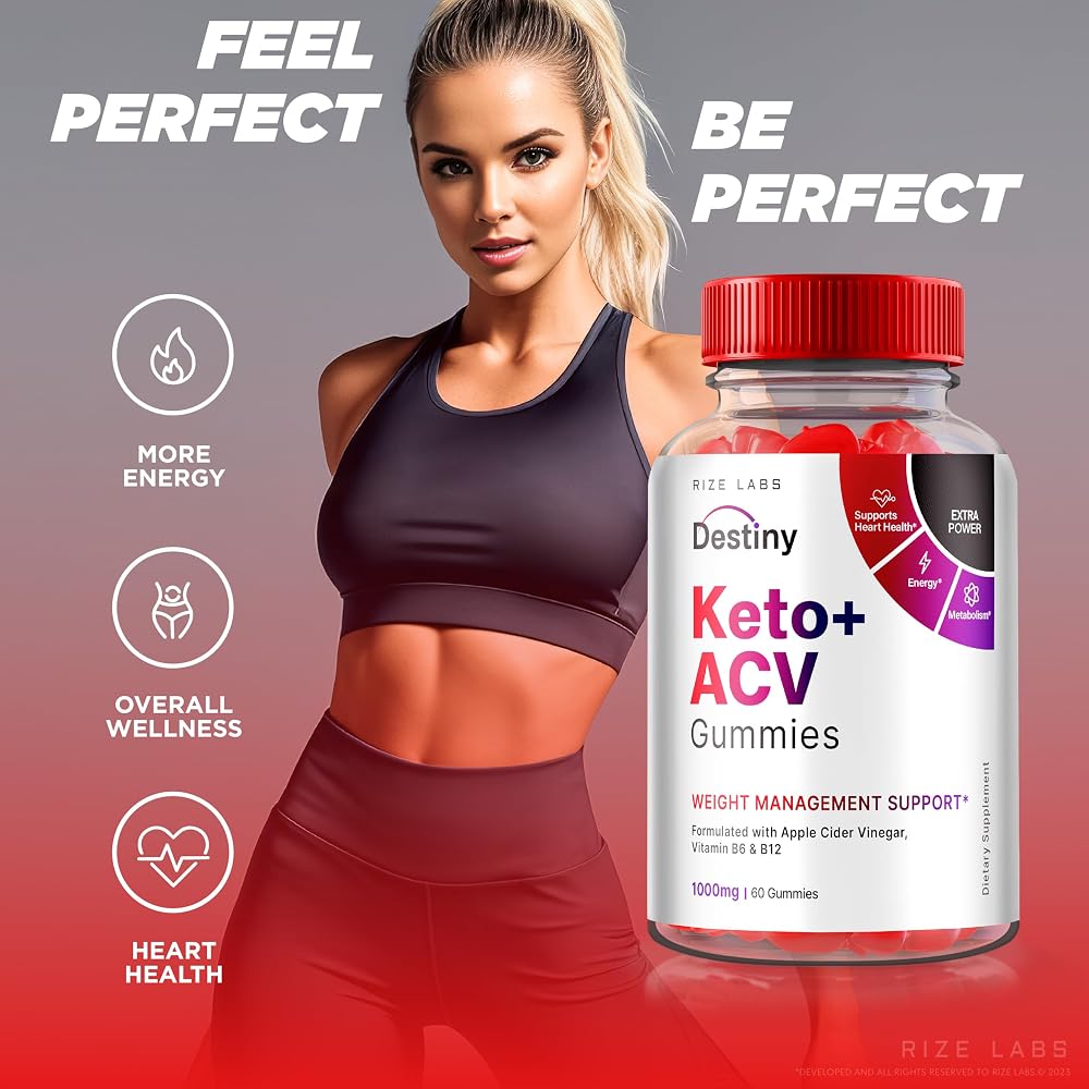 rize labs Destiny Keto+ACV Gummies for Weight Loss - 120 Gummies - image 4