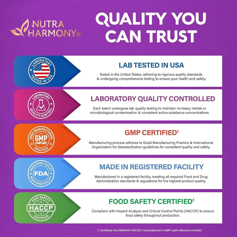 NUTRAHARMONY Biotin Gummies with Collagen - Hair Growth Support Skin