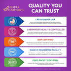 NUTRAHARMONY Biotin Gummies with Collagen - Hair Growth Support Skin