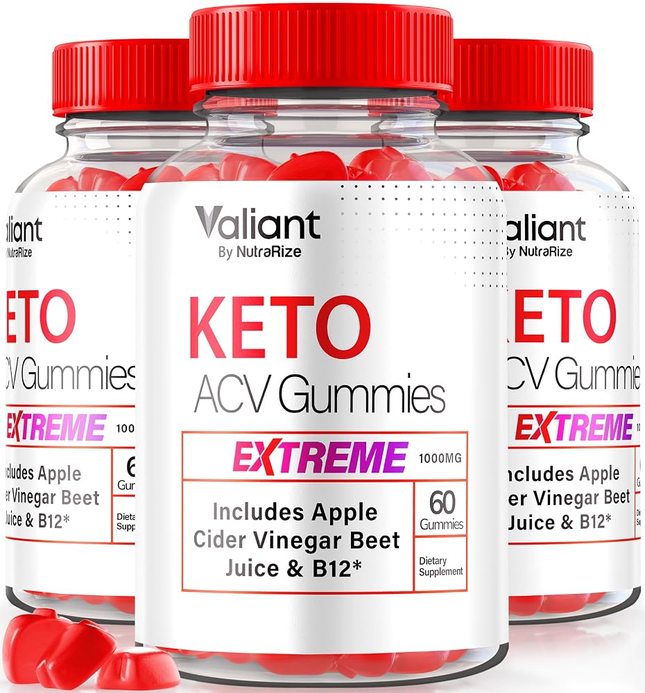 NutraRize Valiant Keto + ACV Gummies - 180 Gummies