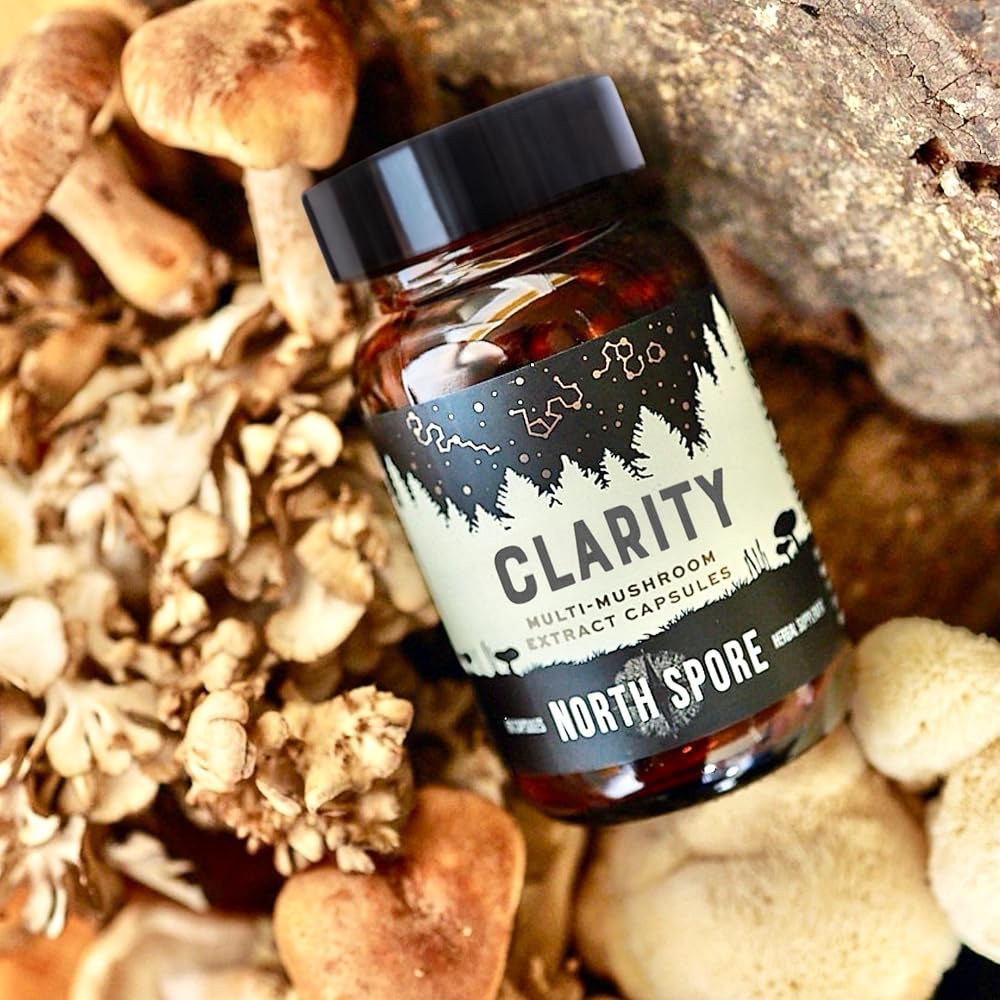 North Spore Clarity Organic Multi-Mushroom Supplement - 60 Capsules - image 3