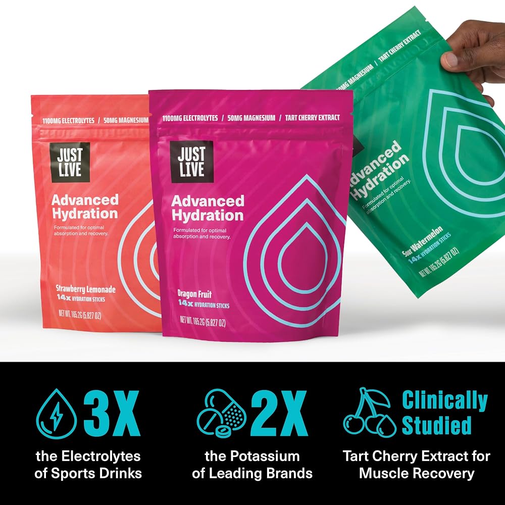 Just Live Active Hydration - Dragon Fruit