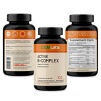 CGMLABS Active B-Complex with Methylated B9 & B12 - 120 Capsules - image 6