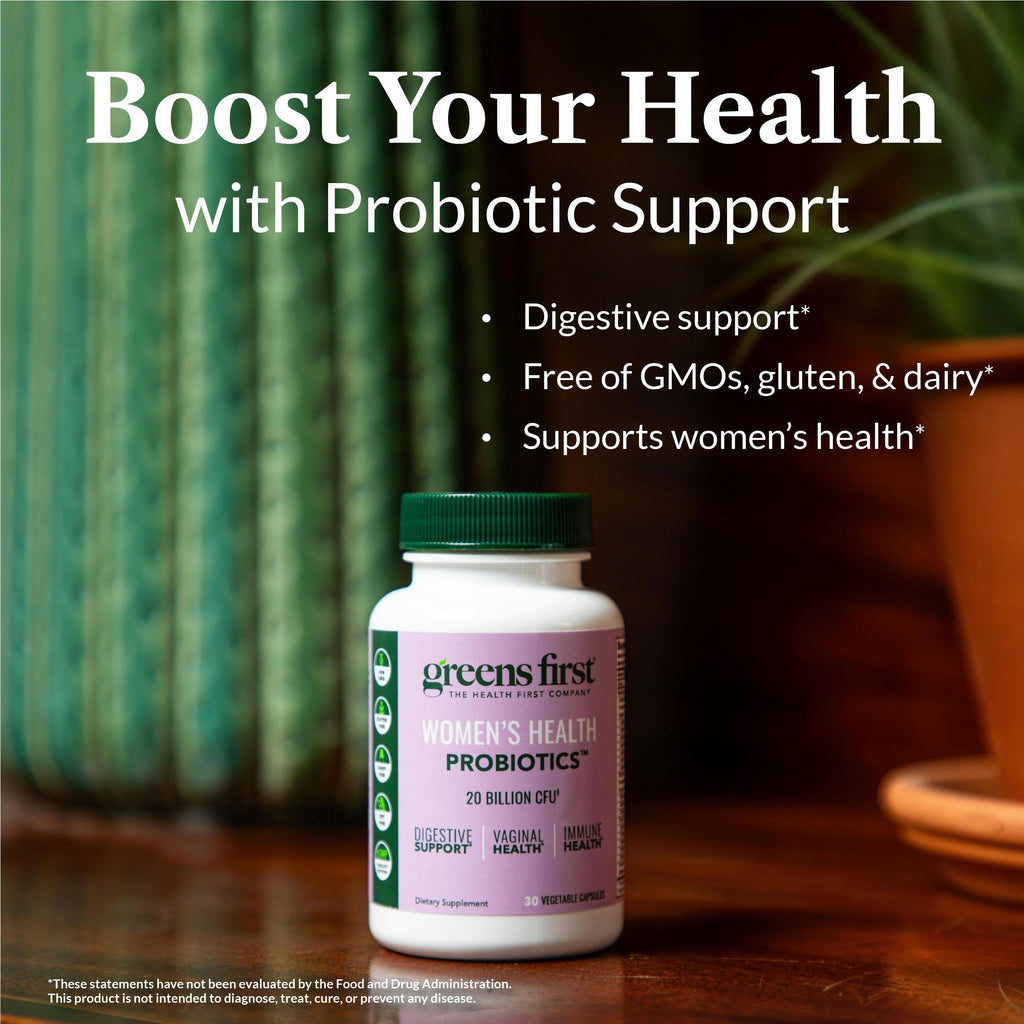 Greens First Women's Health Probiotics 20 Billion CFU - 30 Vegetable Capsules - image 3