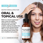 Ultra6 Nutrition Liquid Biotin with Hair Vitamins - 2 Fl Oz - image 2