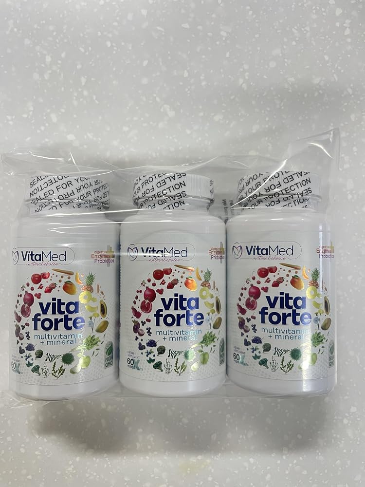 VitaMed Vita Forte Vegan Multivitamin with Probiotics - 180 Tablets - image 9