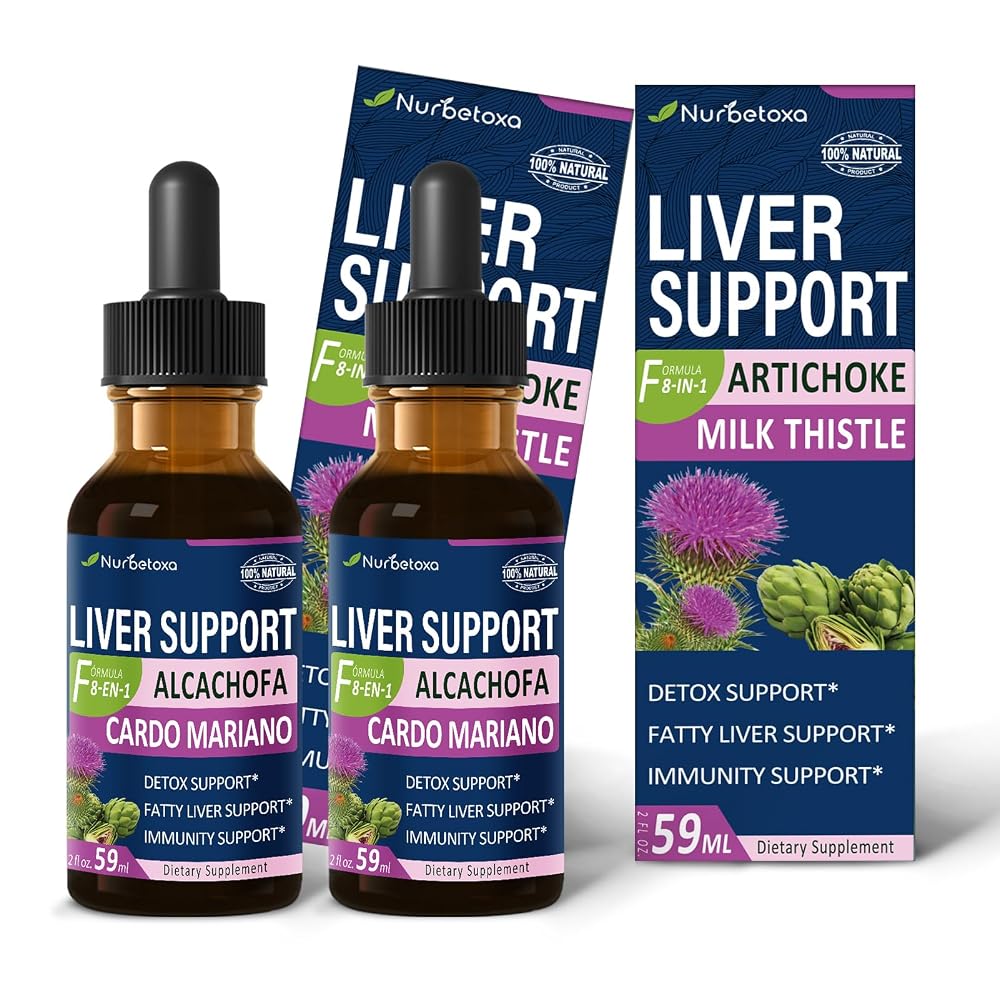 Nurbetoxa Milk Thistle Liver Support Drops for Fatty Liver