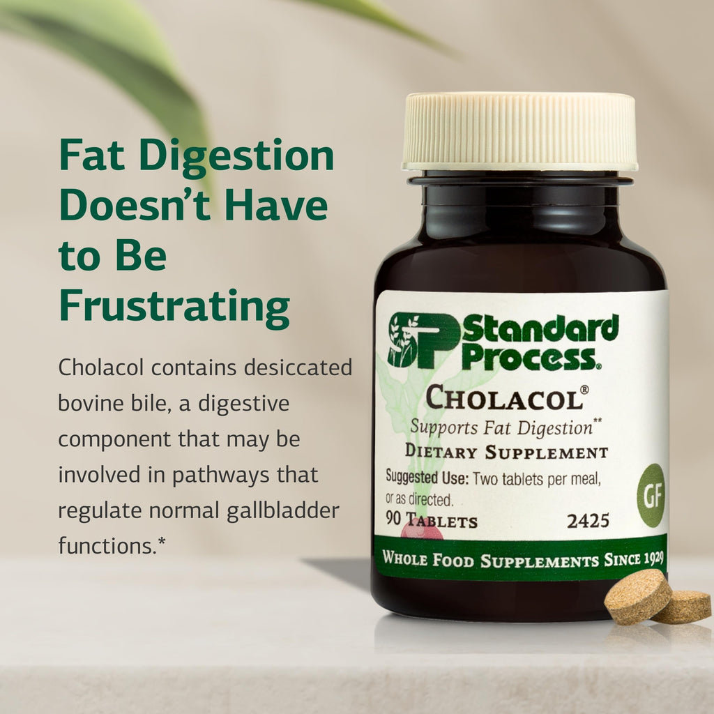 Standard Process Cholacol Gallbladder & Fat Digestion Support - 90 Tablets - image 3