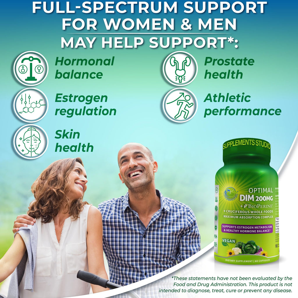 SUPPLEMENTS STUDIO DIM 200mg Hormone Balance - 60 Capsules - image 2
