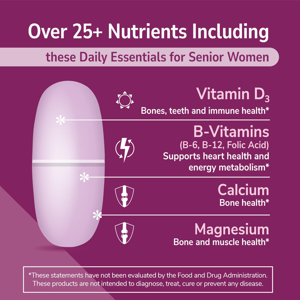 21st Century Sentry Senior Women 50+ Multivitamin - 100 Tablets - image 3