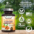 Nature's Nutrition Turmeric Curcumin Supplement - 95% Curcuminoids
