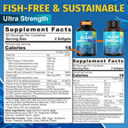 LILICARE Plant-Based Algae Omega 3 1200mg