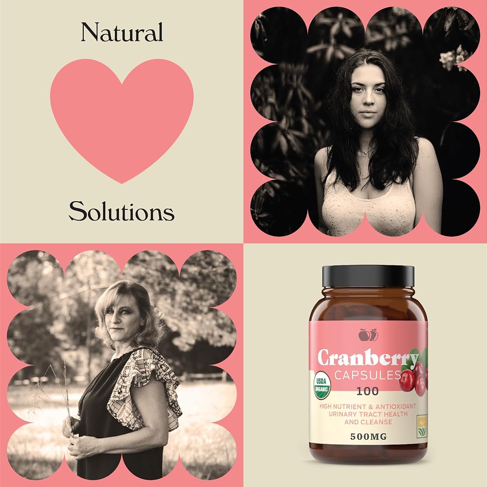 Complete Natural Products Organic Cranberry 500mg Capsules - 100 Count - image 7