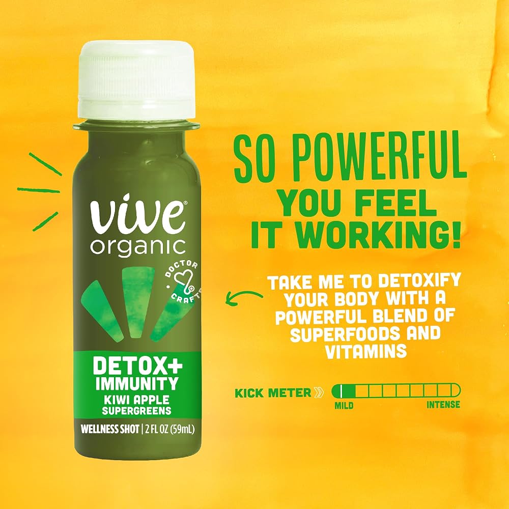 Vive Organic Detox + Immunity Wellness Shot - 12 x 2 fl oz - image 6