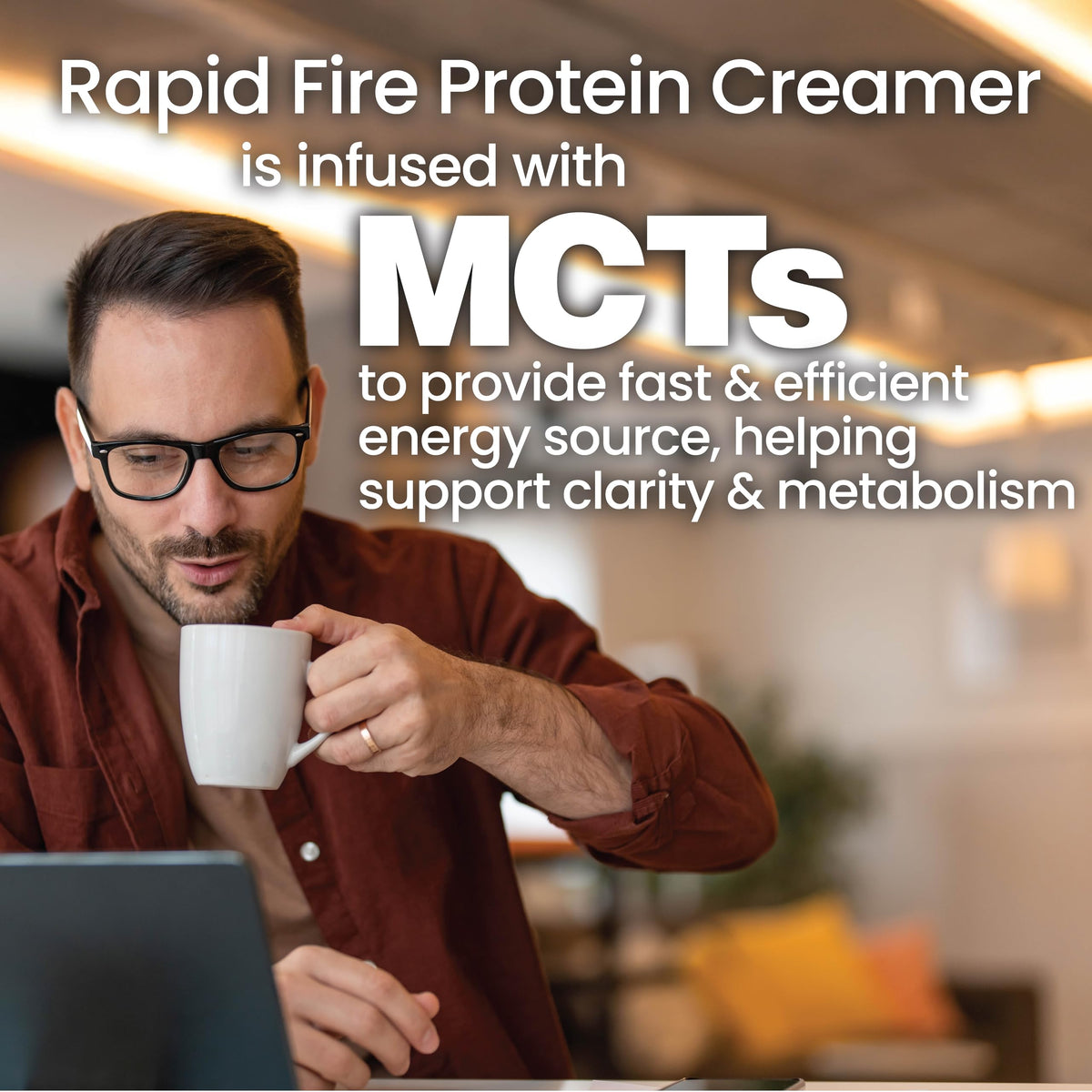 Rapid Fire Protein Creamer Hazelnut Flavor - 7.94 oz - image 5