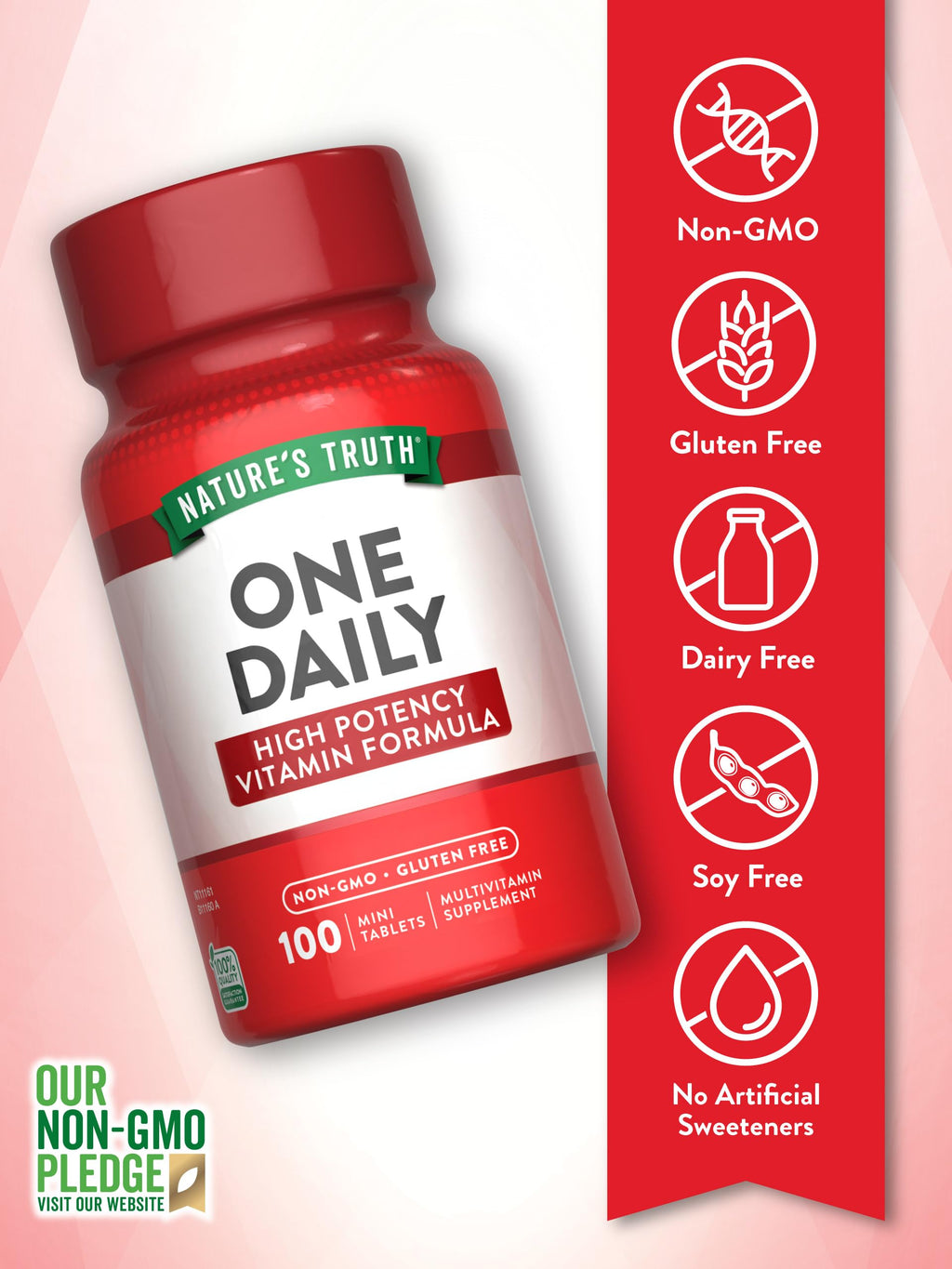 Nature's Truth One Daily Multivitamin - 100 Tablets - image 3