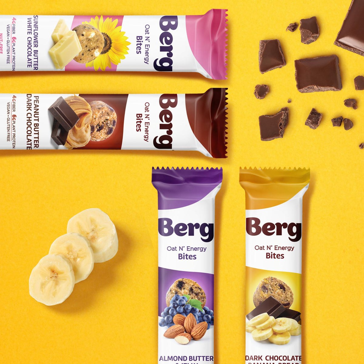 Berg Oat N' Energy Bites - Non-GMO