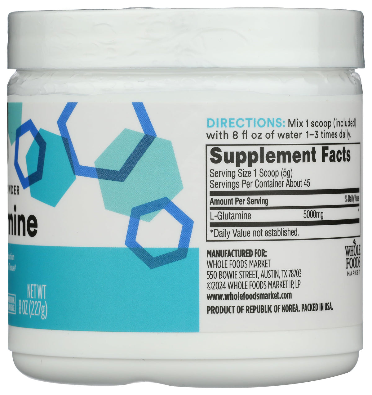 365 by Whole Foods Market L-Glutamine Powder - 8 oz - image 4