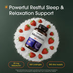 NatureBell Melatonin 20mg Sleep Support - 365 Lozenges - image 2