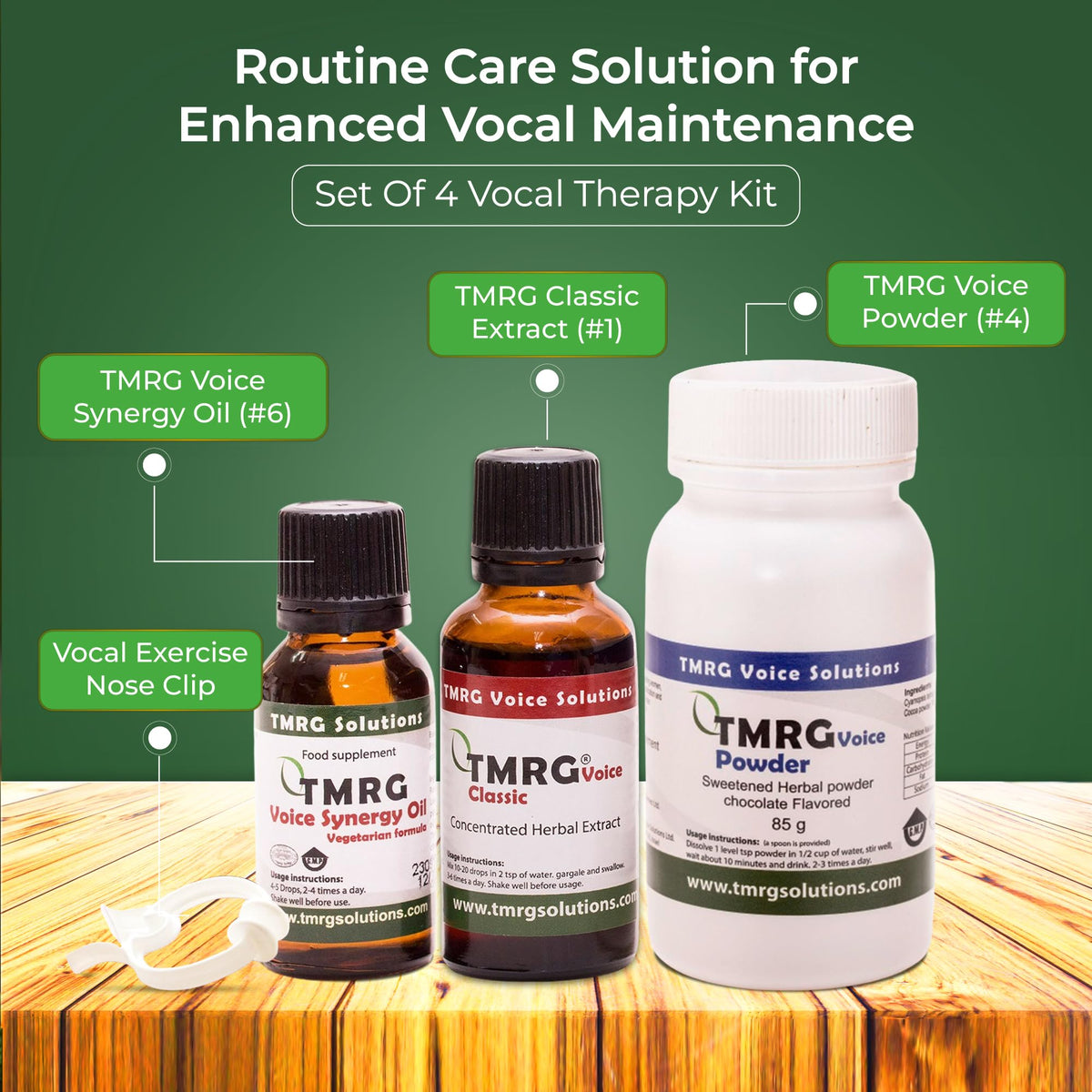 TMRG Voice Solutions Recovery Kit Vocal Care Bundle - 1 Kit - image 3