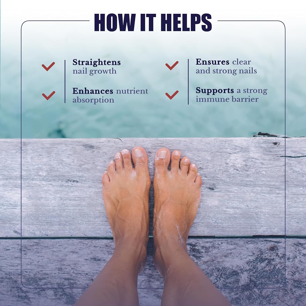 NATION HEALTH MD Bare Feet Toenail Care Supplement - 60 Capsules - image 2