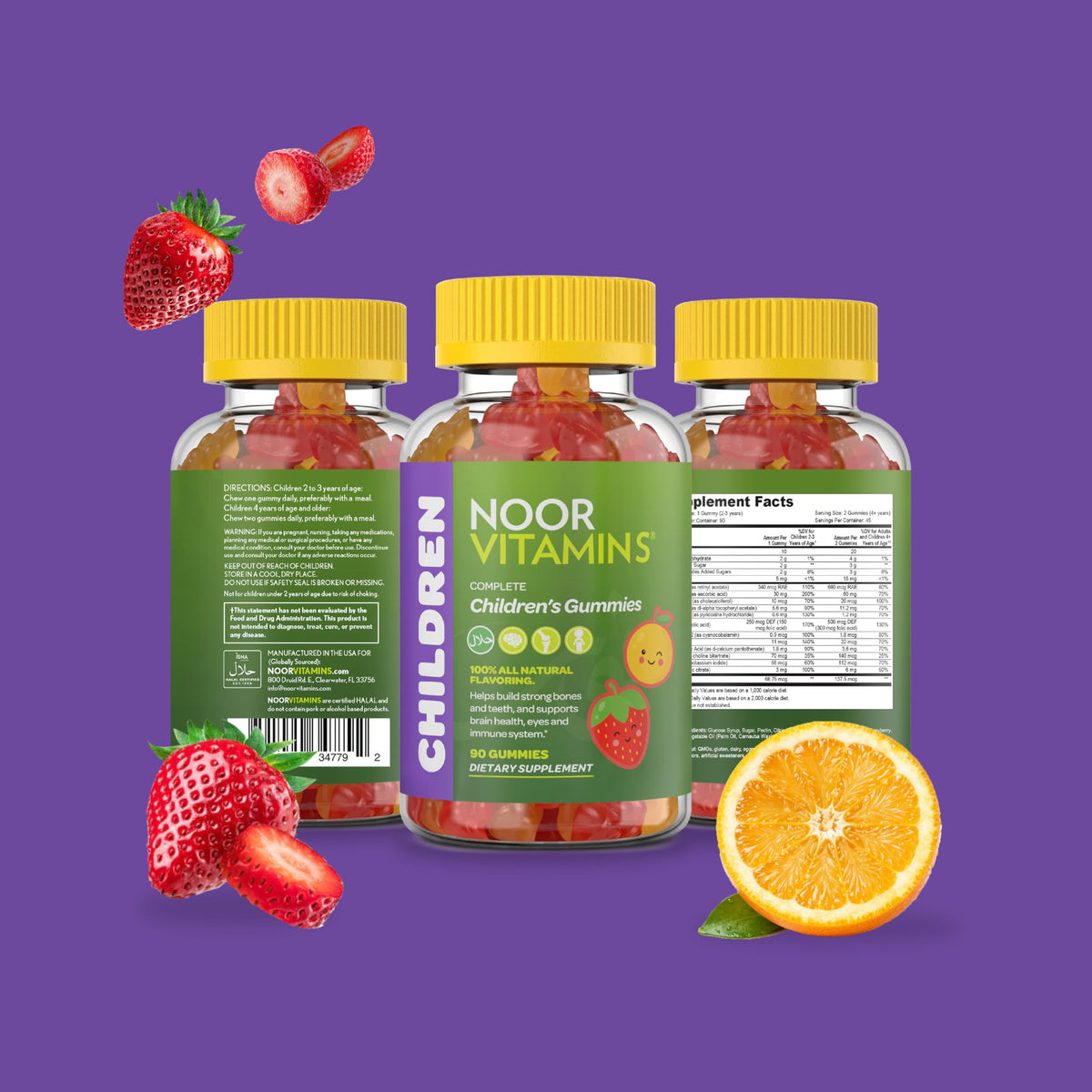 Noor Vitamins Kids Multivitamin Gummies for Immunity - 90 Count - image 6