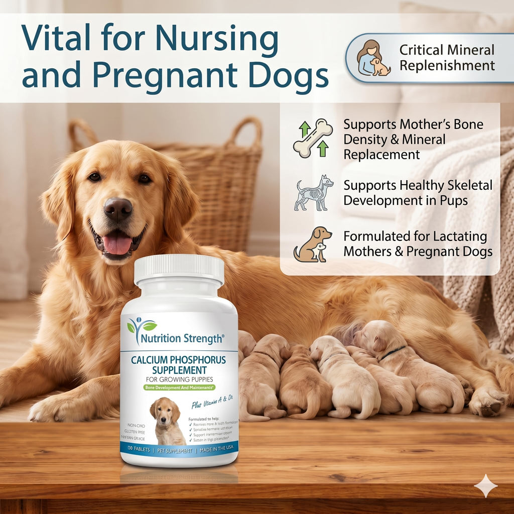 Nutrition Strength Calcium Phosphorus for Dogs - 120 Tablets - image 5