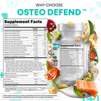 Clean Nutraceuticals Osteo Defend Calcium Magnesium Zinc - 90 Capsules - image 5