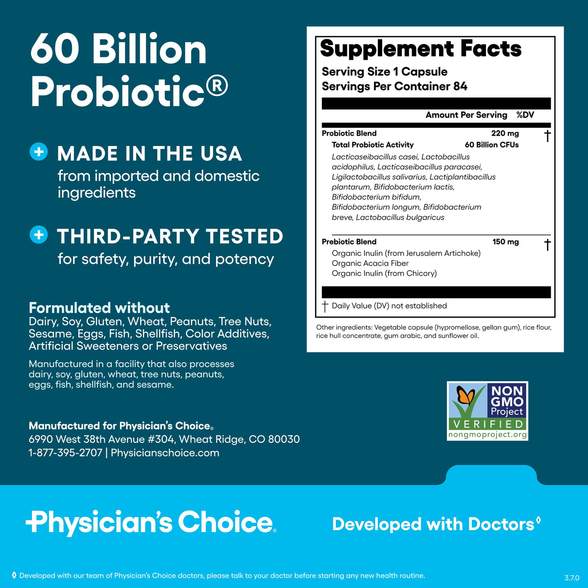 Physician's CHOICE Probiotic and Digestive Enzyme