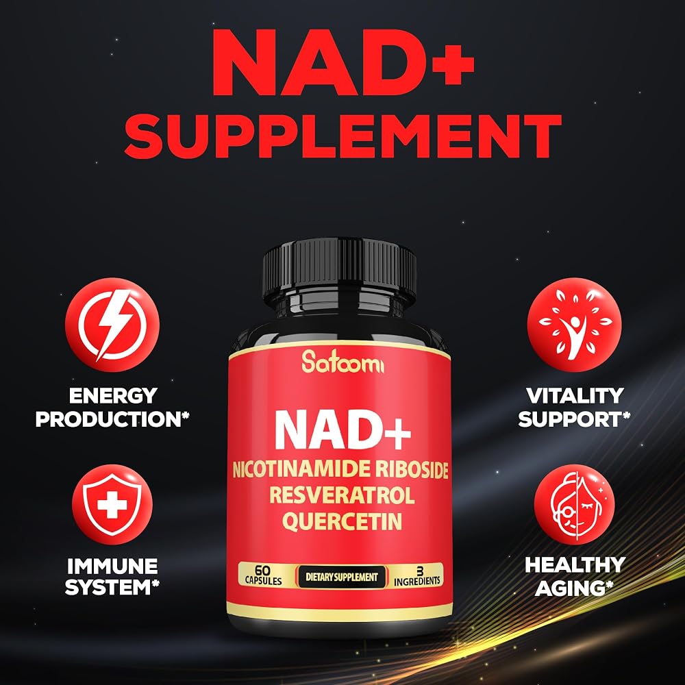 Satoomi NAD Supplement with Nicotinamide Riboside - 60 Capsules - image 5