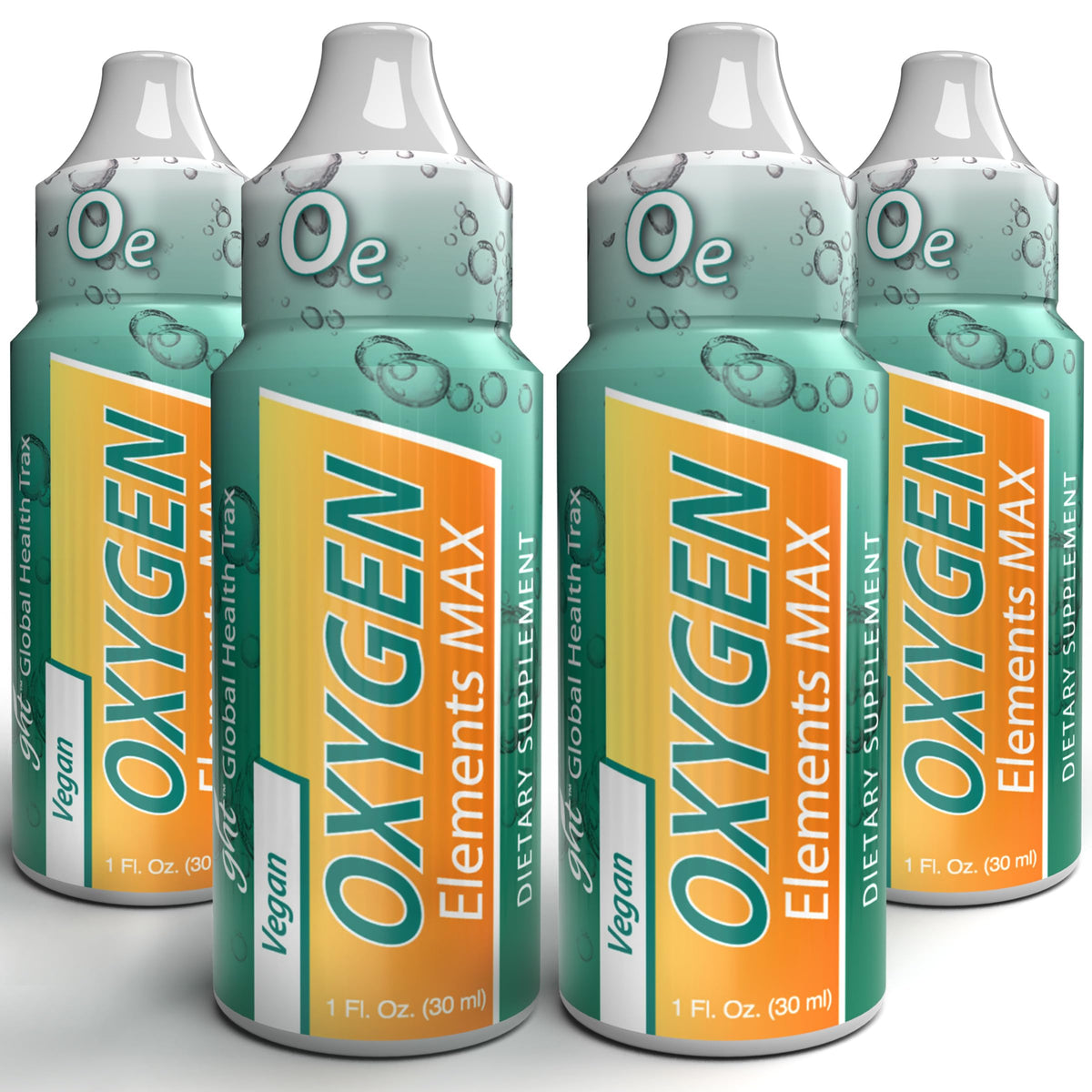 GHT Oxygen Elements Max Liquid Oxygen Drops in 1 Ounce Bottle