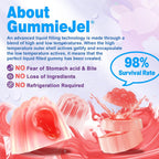 LILICARE Sugar Free Probiotic Gummies 60 Billion CFU