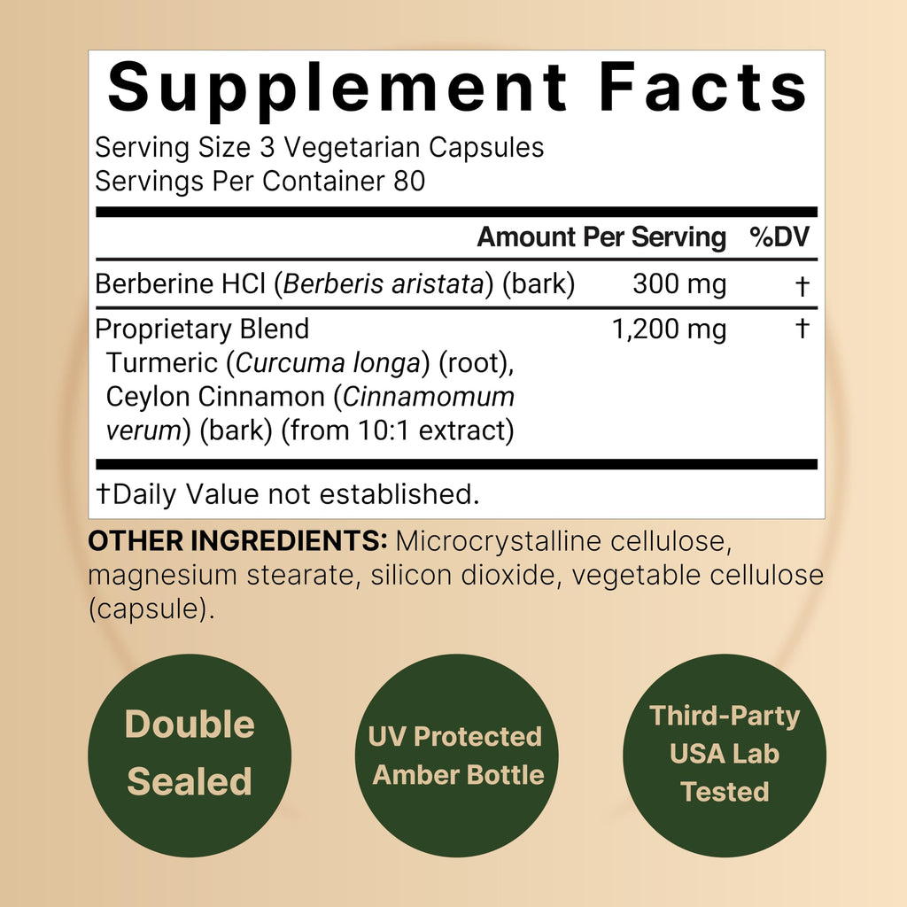 NatureBell Berberine Supplement 1