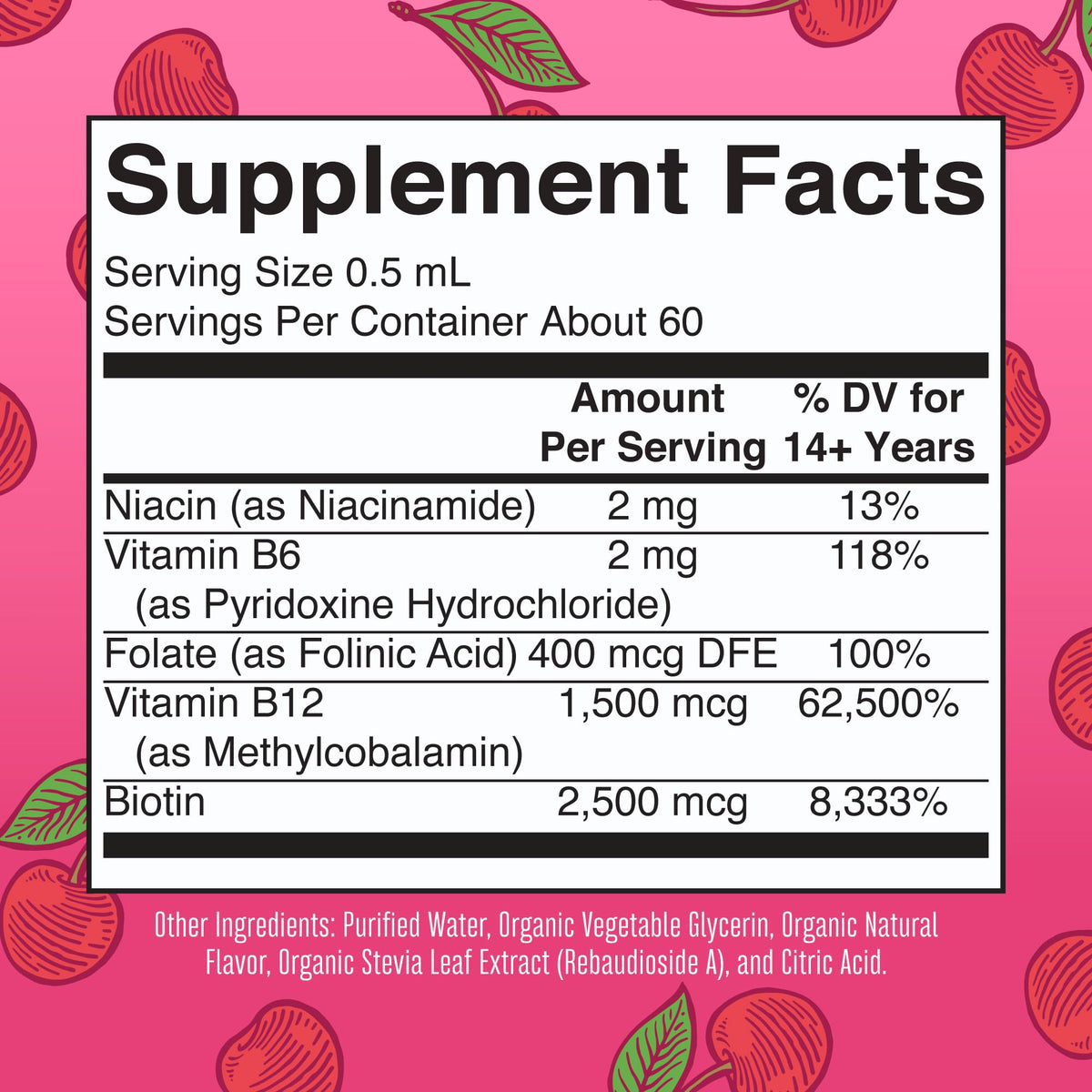 MARYRUTH'S Organic Vitamin B Complex Liquid Drops - 1 Fl Oz - image 2