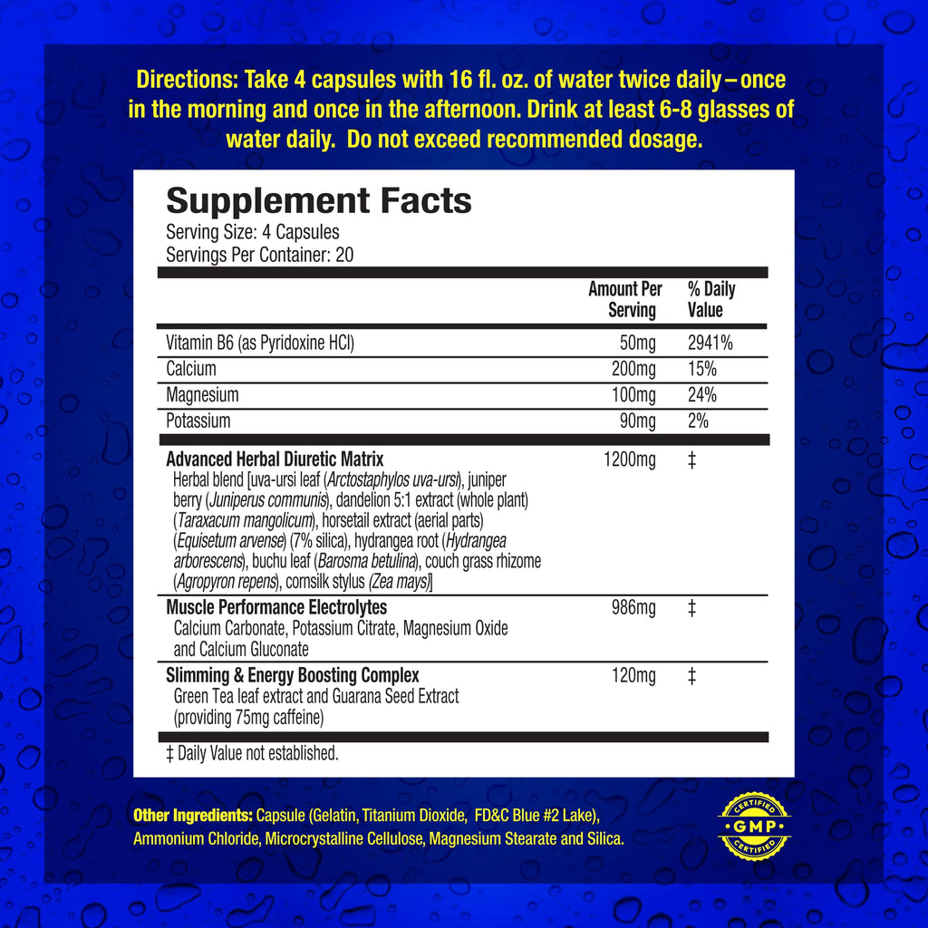 Maximum Human Performance Xpel Maximum Strength Diuretic - 80 Capsules - image 2