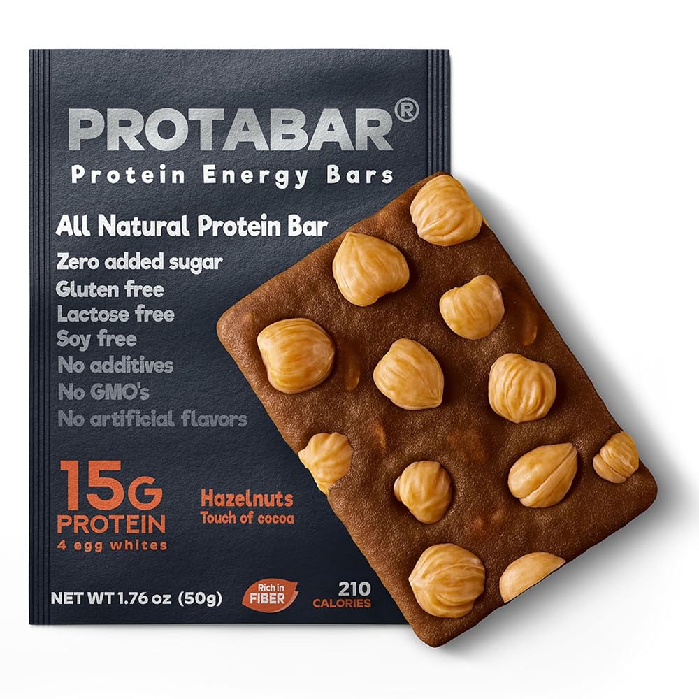 PROTABAR Egg White Protein Bars, 15g Protein - 12 Count - image 2