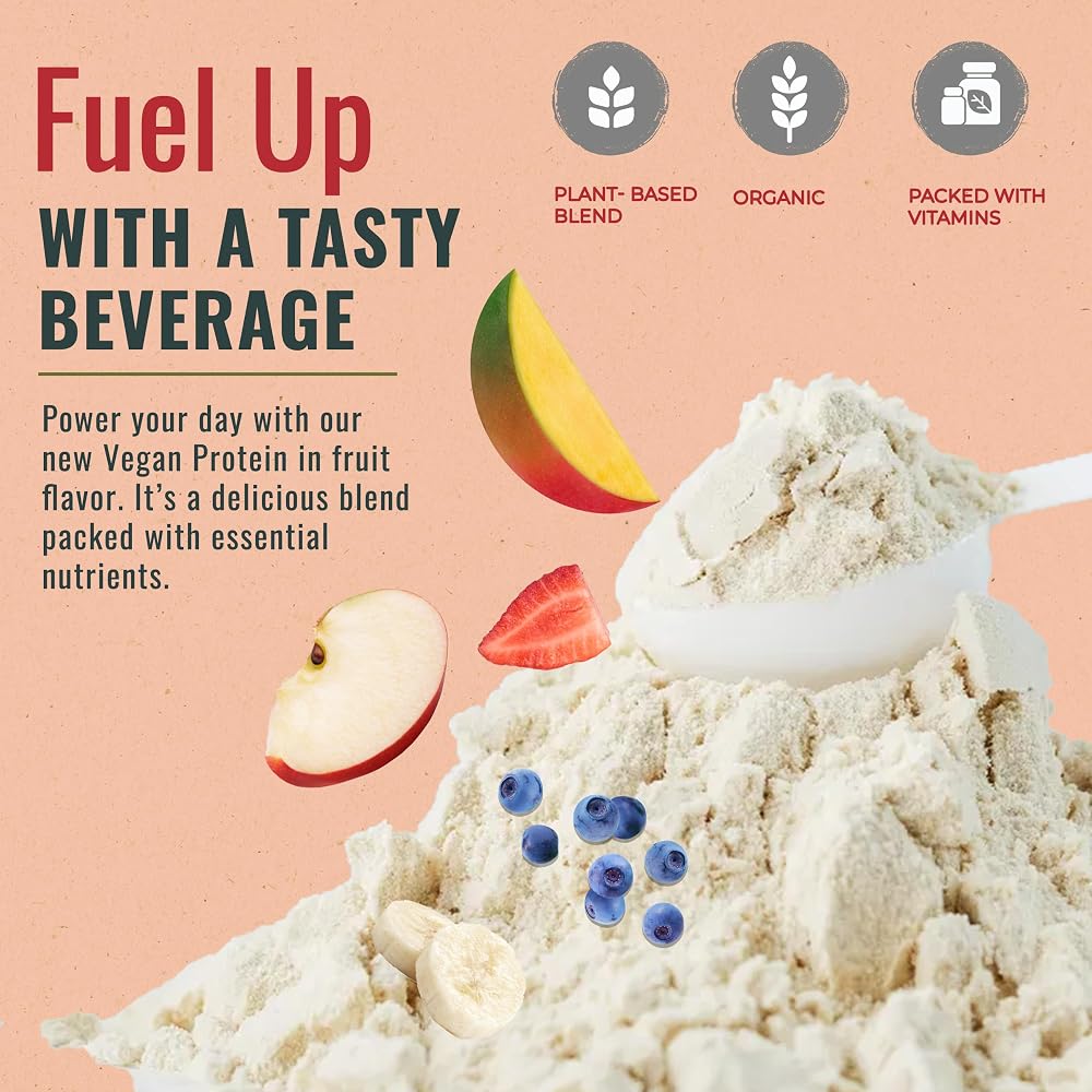 zenbodi Fuel Vegan Protein Powder - 21g of Protein Each Serving