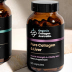 Organic Collagen Australia Pure Collagen & Liver - 120 Capsules - image 6