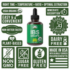 Peak Performance USDA Organic IBS Relief 5-in-1 Liquid Drops - 2 Fl Oz - image 8
