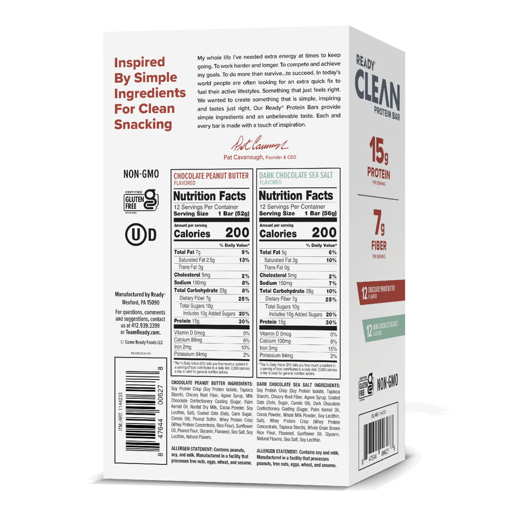 Ready Protein Bars Variety Pack, 15g Protein - 24 Bars - image 3