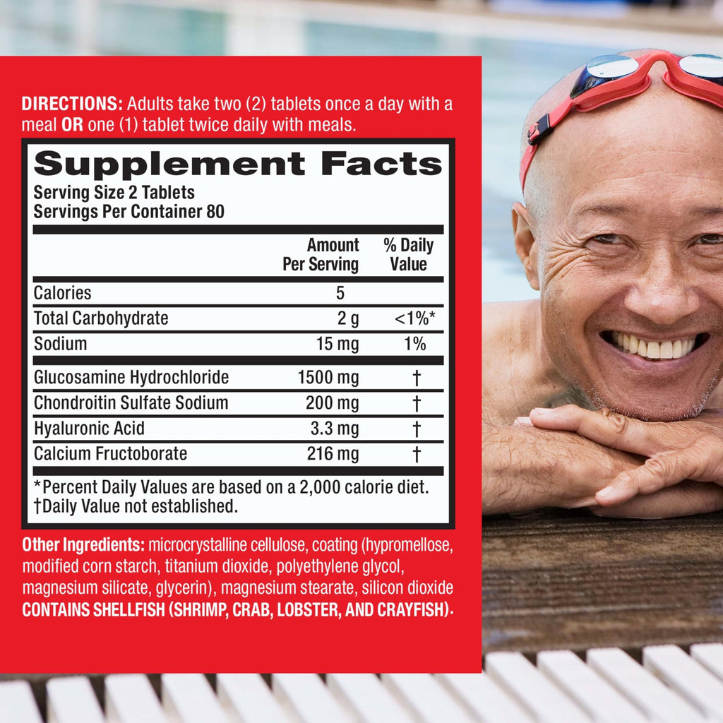 Move Free Advanced Glucosamine Chondroitin Joint Support - 160 Tablets - image 3