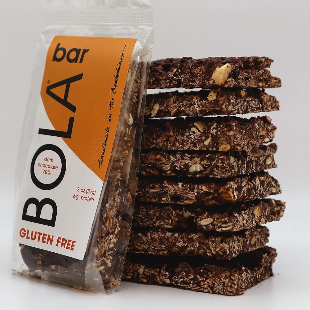 BOLA Granola Bars Gluten-Free Original Chocolate Almond - 6-Pack