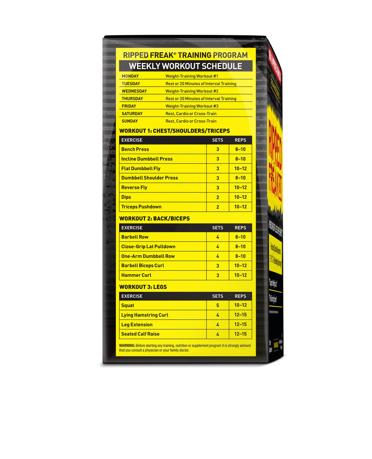 Pharmafreak Ripped Freak 2.0 Thermogenic Fat Burner - 60 Capsules - image 10