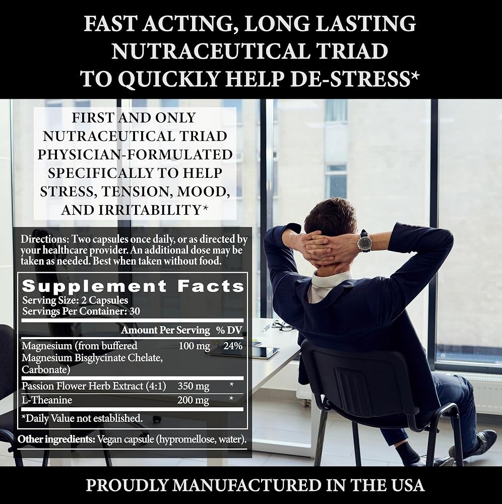 Straight Edge Labs Stress Edge Stress Relief Supplement - 60 Capsules - image 4