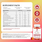 VITA GLOBE Kids Multivitamin Gummies with Vitamins A C D E - 60 Gummies - image 2