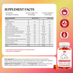 Vita Globe Kids Multivitamin Gummies with Vitamins A C D E - 120 Count - image 2