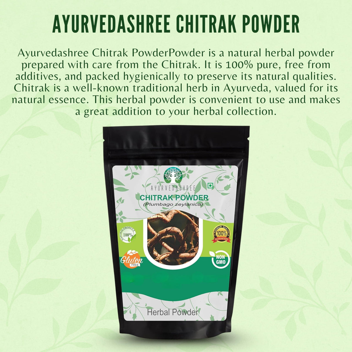 AYURVEDASHREE Bilva Powder - Bael Leaves Powder - Aegle marmelos